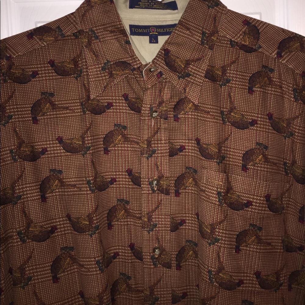 *VINTAGE* TH Rooster Button Down